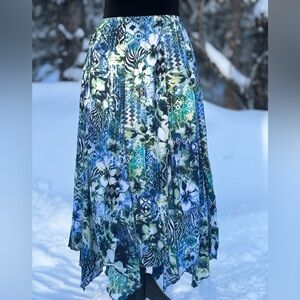 Verve 100%Cotton Fully Lined Hankerchief Skirt sz L